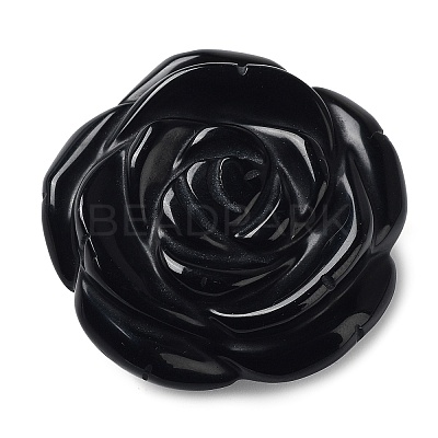 Natural Obsidian Beads G-E579-01A-1