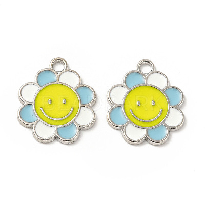 Alloy Enamel Pendants ENAM-B050-04P-03-1