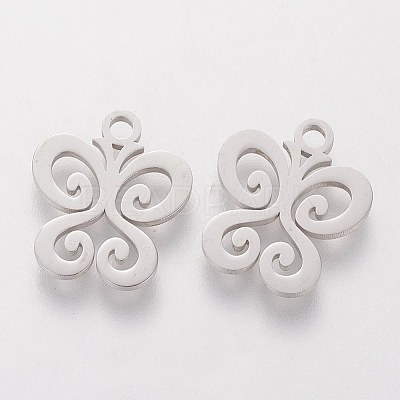 Non-Tarnish 201 Stainless Steel Charms STAS-S105-T195-1