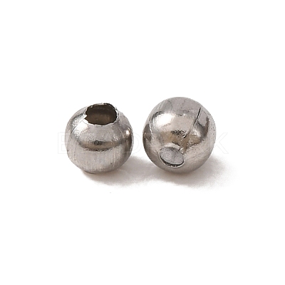 Non-Tarnish 304 Stainless Steel Round Seamed Beads A-STAS-R032-2mm-01-1