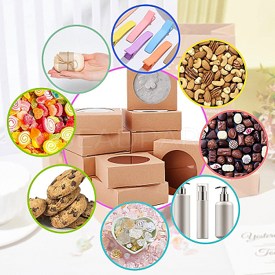 Foldable Kraft Paper Boxes CON-WH0068-63B-1