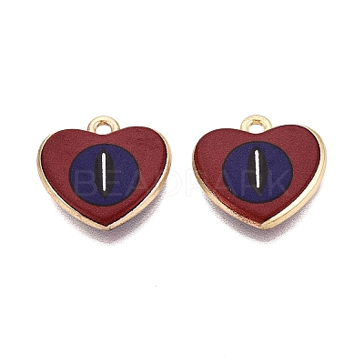Valentine's Day Printed Alloy Pendants PALLOY-SZC0008-15E-1