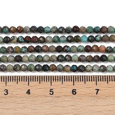 Natural Chrysocolla Beads Strands G-G204-A03-3.5mm-1