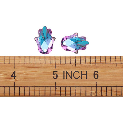 K9 Glass Rhinestone Pendants X-GLAA-TA001-008-1