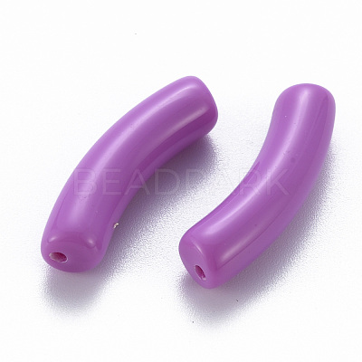 Opaque Acrylic Beads X-MACR-S372-002B-S015-1