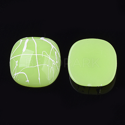 Drawbench Style Acrylic Cabochons DACR-T002-003-1