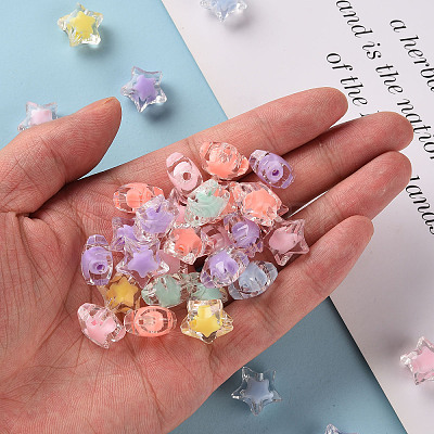 Transparent Acrylic Beads LS-TACR-S152-02A-1