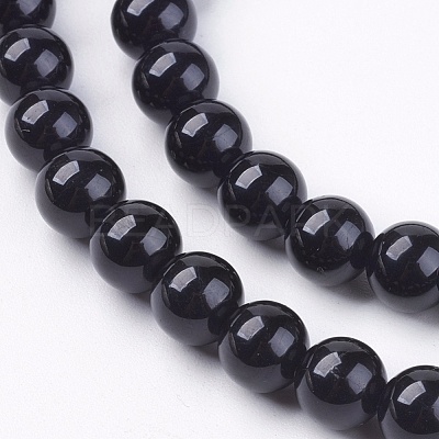 Natural Tourmaline Bead Strands G-H1603-10mm-1