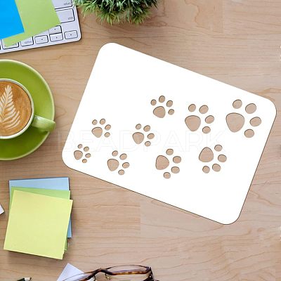 Large Plastic Reusable Drawing Painting Stencils Templates DIY-WH0202-038-1