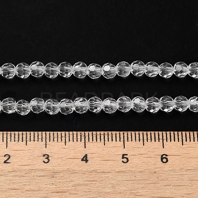 Transparent Glass Beads Strands EGLA-A035-T4mm-D19-1