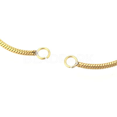 Adjustable 304 Stainless Steel Bracelet Making X-STAS-G169-02G-1