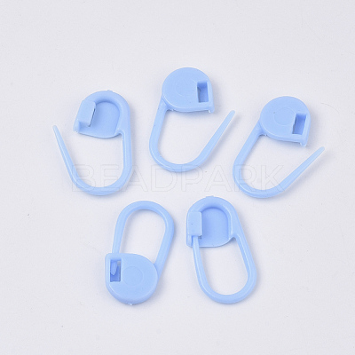 Plastic Knitting Crochet Locking Stitch Markers Holder TOOL-R028-16-1