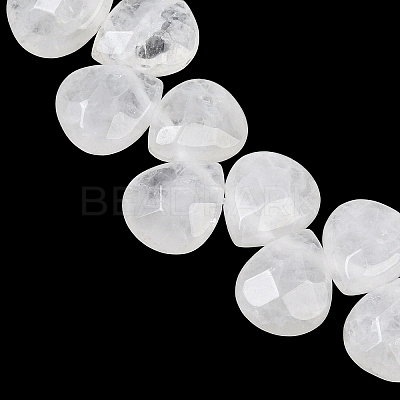Natural Quartz Crystal Beads Strands X-G-T006-15-1