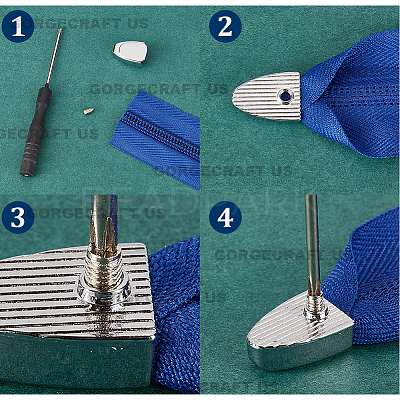 32 Sets 4 Colors Zinc Alloy Cord Ends FIND-GF0004-92-1