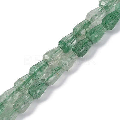 Natural Green Strawberry Quartz  Beads Strands G-C080-B04-01A-1