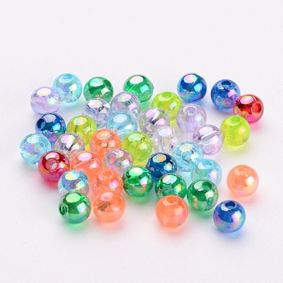 Eco-Friendly Transparent Acrylic Beads PL730M-1