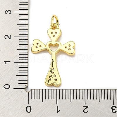 Brass with Cubic Zirconia Pendants FIND-Z023-08B-1