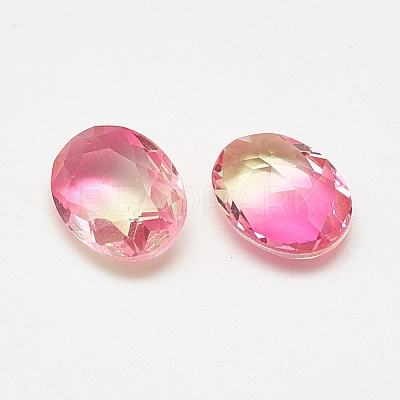 Pointed Back Glass Rhinestone Cabochons RGLA-T080-8x10-007TO-1
