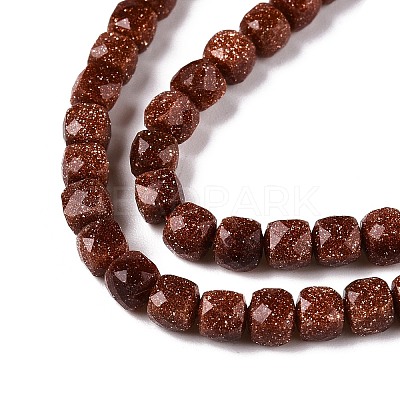 Synthetic Goldstone Beads Strands G-N342-129-1
