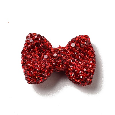 Polymer Clay Rhinestone Beads RGLA-D050-03G-1