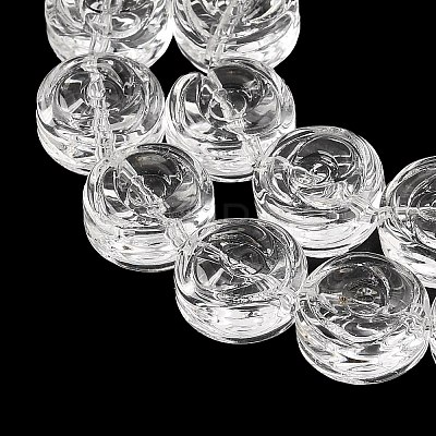 Baking Paint Transparent Glass Beads Strands GL-CBA2ED2-04E-1