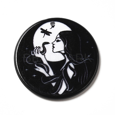 Printed Acrylic Pendants MACR-G059-10E-1