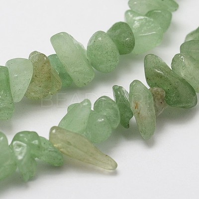 Natural Green Aventurine Beads Strands X-G-F328-24-1