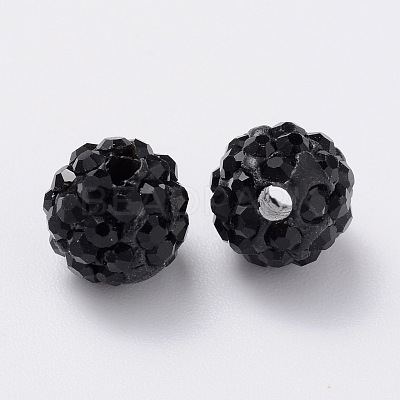 Pave Disco Ball Beads RB-H258-8MM-280-1