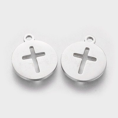 Non-Tarnish 304 Stainless Steel Charms X-STAS-Q201-T066-1