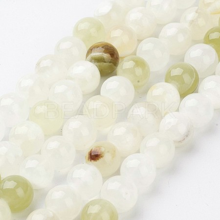 Natural Gemstone Beads Strands X-GSR10mmC008-1