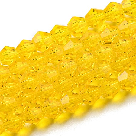 Transparent Glass Beads Strands EGLA-A039-T4mm-D22-1