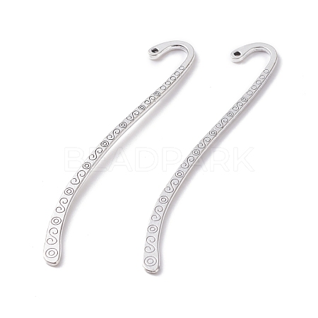 Tibetan Style Alloy Bookmarks Findings with Hole FIND-XCP0001-27-1