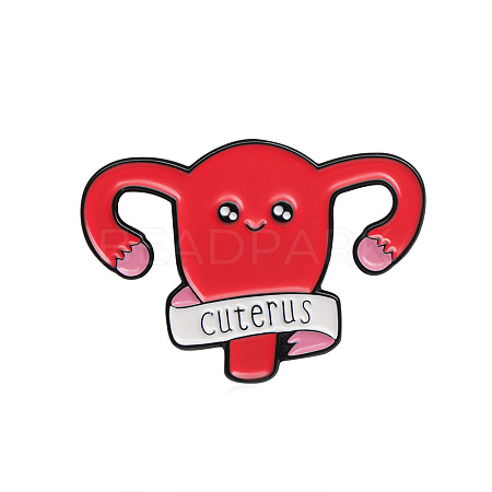 Uterus with Word Enamel Pin GIPO-PW0001-005-1