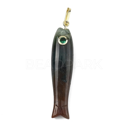 Natural Indian Agate Carved Pendants GG-CBA8D06-01G-11-1