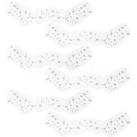 10Pcs Transfer Sticker Proof Removable Temporary Tattoos Stickers DIY-SP0003-65B-03-1
