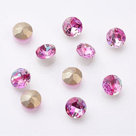K9 Glass Rhinestone Cabochons GLAA-D001-04C-1