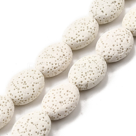 Dyed Natural Lava Rock Beads Strands G-A264-A02-01C-1