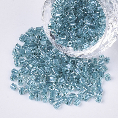 8/0 Two Cut Glass Seed Beads SEED-S033-10A-04-1