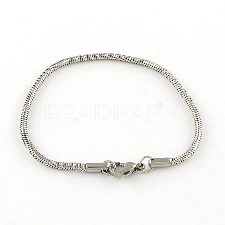 Tarnish Resistant 304 Stainless Steel European Style Bracelets for Jewelry Making LS-PPJ-R002-01-1