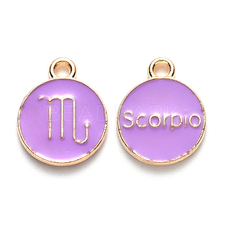 Alloy Enamel Pendants LS-ENAM-S124-01A-01L-1