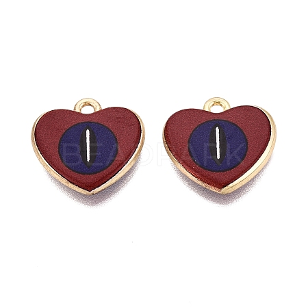 Valentine's Day Printed Alloy Pendants PALLOY-SZC0008-15E-1