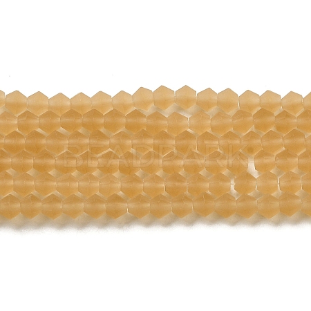 Imitate Austrian Crystal Frosted Glass Beads Strands EGLA-A039-T2mm-MD18-1