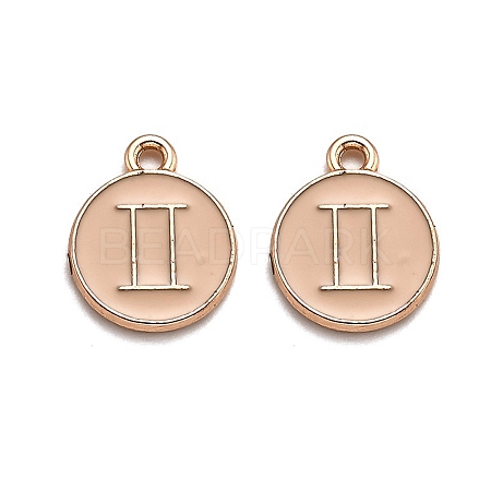Alloy Enamel Pendants ENAM-S124-01A-10I-1