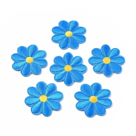 Computerized Embroidery Cloth Iron on/Sew on Patches DIY-WH0162-28R-1