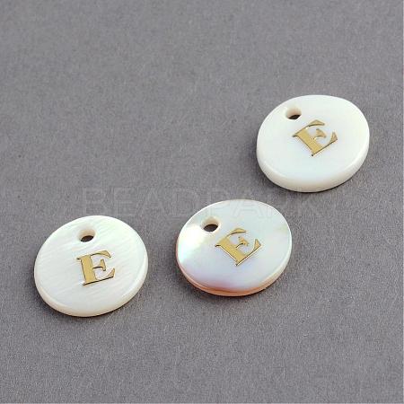 Freshwater Shell Pendants SSHEL-S249-E-1