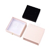 Square Paper Drawer Jewelry Set Box CON-C011-03B-05-2