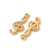Brass Micro Pave Cubic Zirconia Pendants KK-K382-57G-2