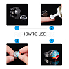 Tarnish Resistant Adjustable 304 Stainless Steel Finger Rings Components STAS-F149-20P-5
