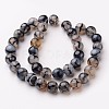 Natural Dragon Veins Agate Beads Strands G-D845-03-6mm-2