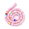 Handmade Polymer Clay Beads Strands X-CLAY-N008-008N-4